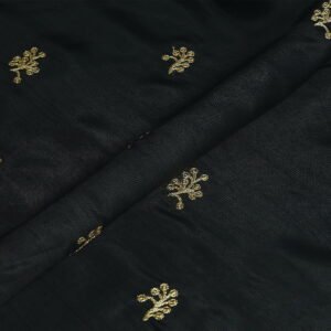 Embroidered Raw Silk-FBEM0000692