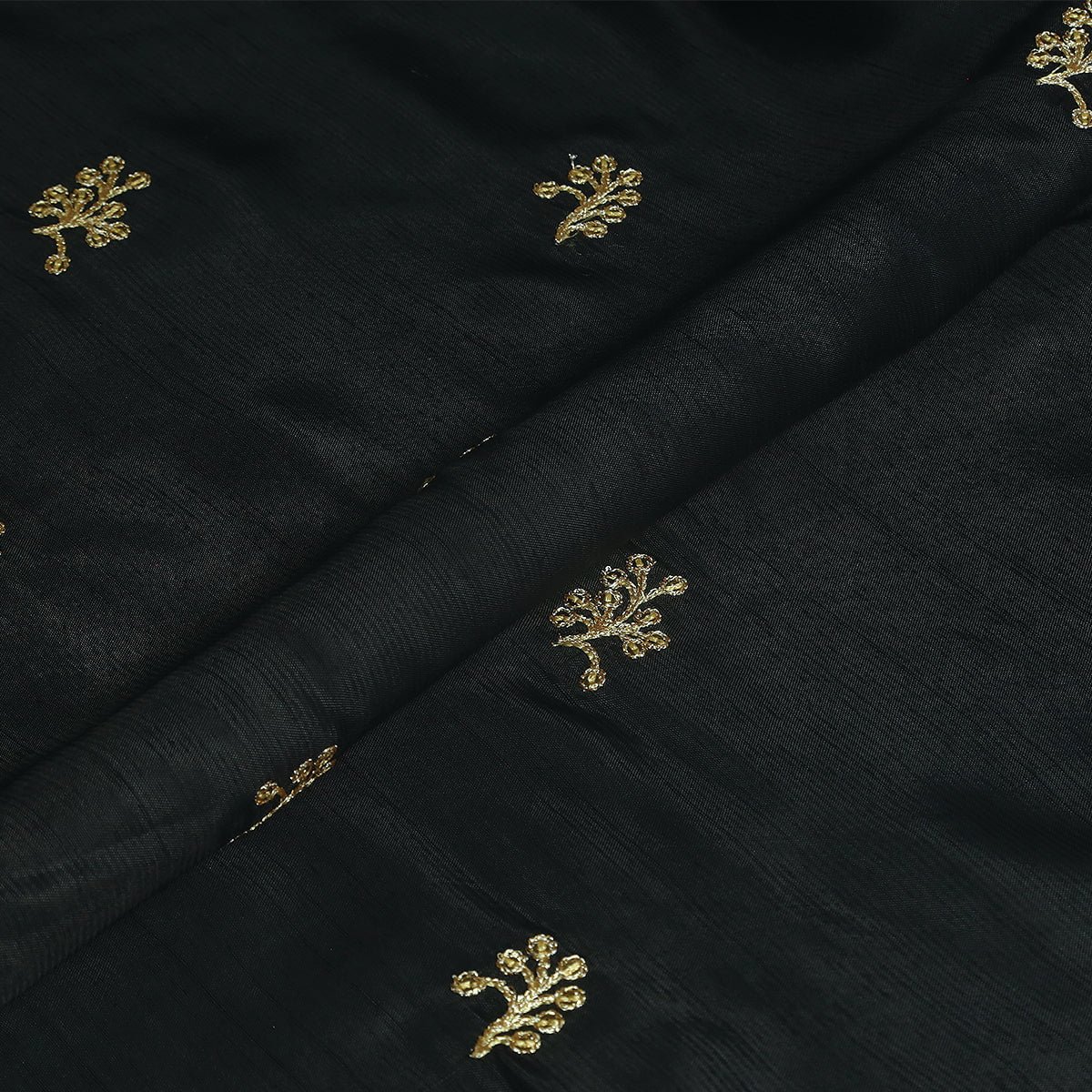 Embroidered Raw Silk-FBEM0000692